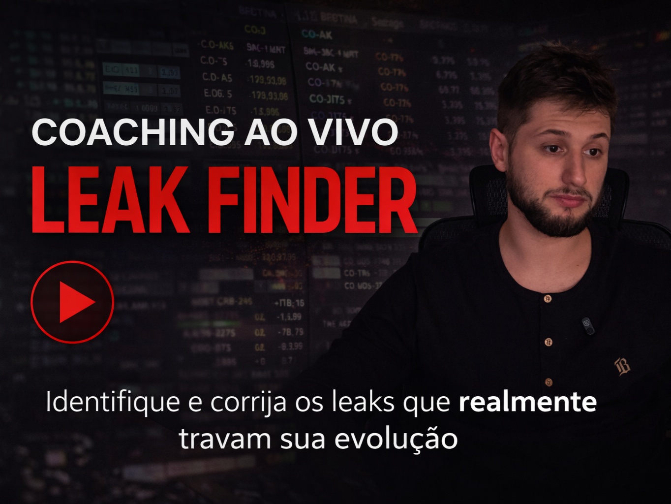 Leak finder ao vivo - uma sessão 